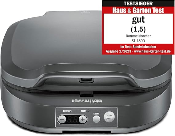 ساندویچ‌ ساز روملز باخر آلمان مدل Rommelsbacher ST 1800 – با توان 1800 وات